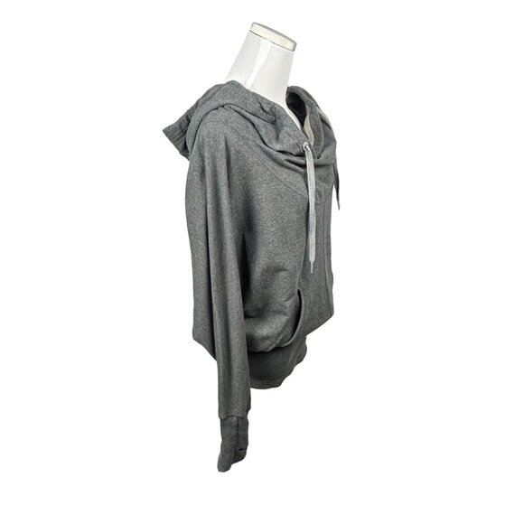 Lululemon Flashback Pullover Women 4 Hoodie‎ Grey Dolman Oversized Sweatshirt - Picture 3 of 13